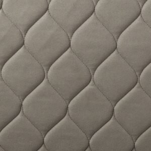 H005 "Diamond" Quilted Light Grey